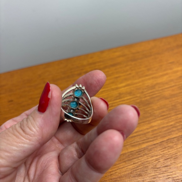 New Turquoise and Sterling Silver Ring - Picture 13 of 13